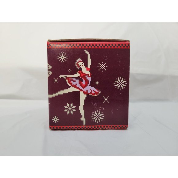 Department 56 Christmas YULETIDE CAROLS Coffee Tea Mug with Cover/Coaster Japan - Picture 11 of 13